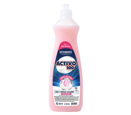 DETERGENTE ACTIVO 100  GLICERINA  X750 ML