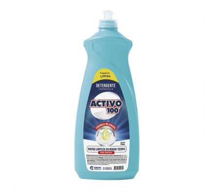 DETERGENTE ACTIVO 100 LIMÓN 950ML