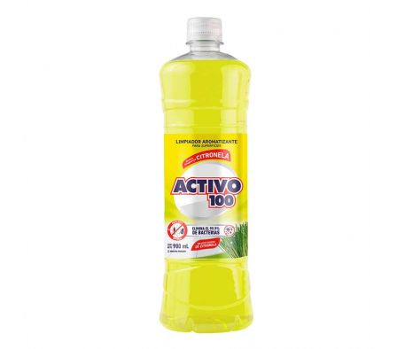 LIMPIADOR ACTIVO 100 CITRONELA 900 CC