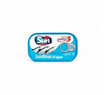 SARDINA AL AGUA SUN 125 GR 