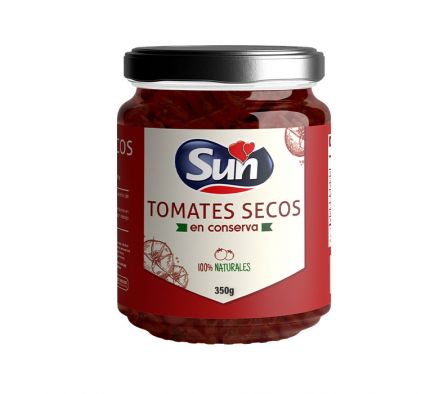 TOMATE SECO SUN VIDRIO 350GR