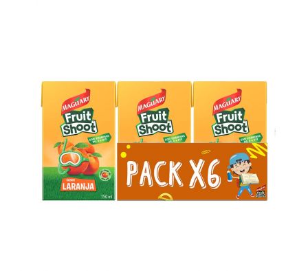 PACKX6 MAGUARY FRUIT SHOOT NARANJA 150ML