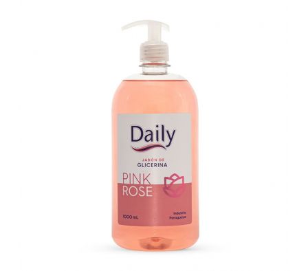 JABÓN LIQ DAILY GLICERINA PINK ROSE VÁLVULA 1000ML