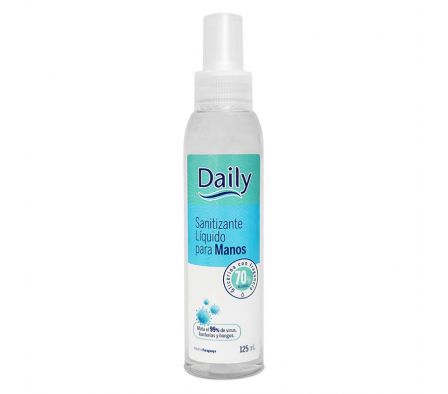 SANITIZANTE P/MANOS DAILY C/ FRAGANCIA 110ML