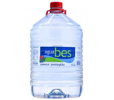 AGUA MINERAL BES NATUTAL 10L BOTELLON PET
