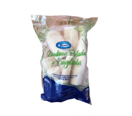 MANDIOCA OCHO FUENTE PELADA Y CONGELADA 1 KG 
