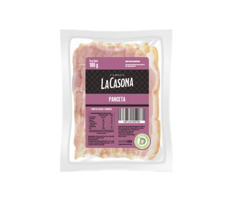 PANCETA LA CASONA FETEADO X 100GR