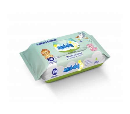 TOALLITA HUMEDA AGUBABY X 100 UNDS