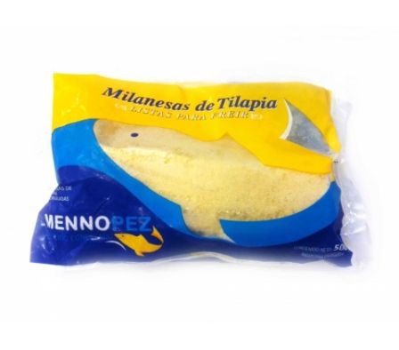 MILANESA DE TILAPIA MENNOPEZ DE 500GR