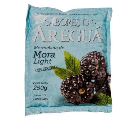 MERMELADA LIGHT MORA 250GR  F & F 