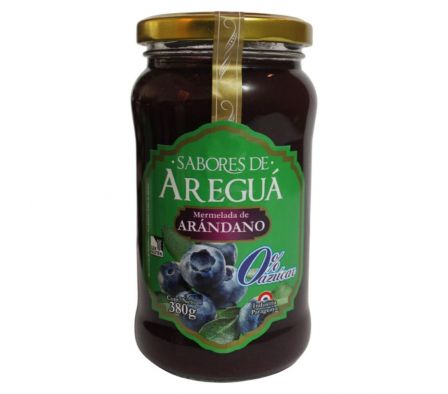 MERMELADA SABORES DE AREGUA ARANDANO 0% AZUCAR 400