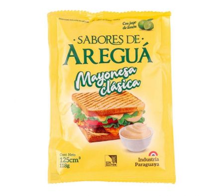 MAYONESA CLASICA SABORES DE AREGUA 118GR