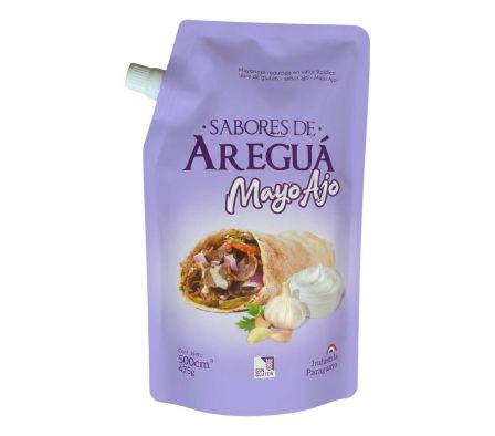 MAYONESA CON AJO SABORES DE AREGUA DOYPACK 500GR