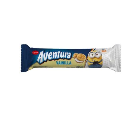 GALLETITAS AVENTURA FLOWPACK VAINILLA  48GR