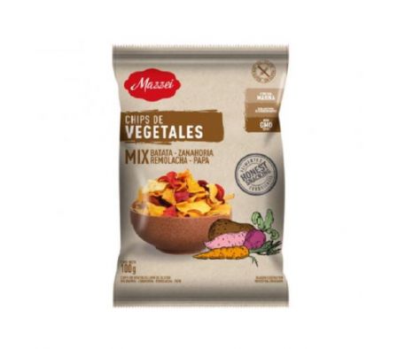 CHIPS DE VEGETALES MAZZEI SIN GLUTEN 100GR