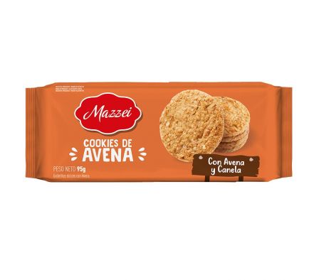 COOKIES MAZZEI AVENA Y CANELA EN BANDEJITA