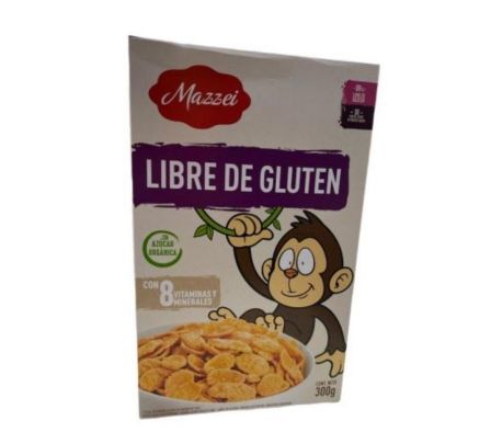 CEREAL MAZZEI HOJUELAS SIN GLUTEN 300Gr