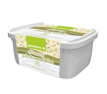 HELADO QUATTRO D DESSERT PISTACHO 1000ML