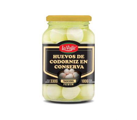 HUEVO DE CODORNIZ LA VALLE TRADICIONAL 180GR 