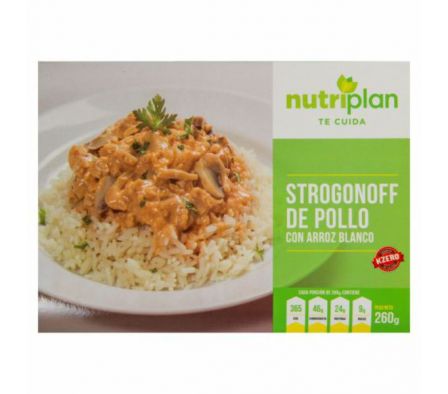 NUTRIPLAN STOGONOFF DE POLLO C/ ARROZ CONG. 260GR