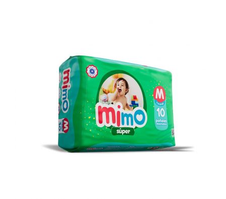 PAÑAL MIMO MEDIO TAMAÑO M MINI PACK 10UNDS