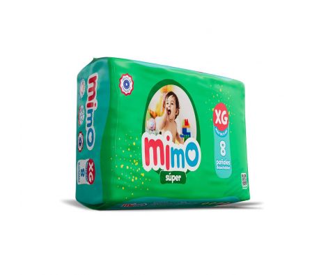 PAÑAL MIMO MEDIO TAMAÑO XG MINI PACK 8UNDS