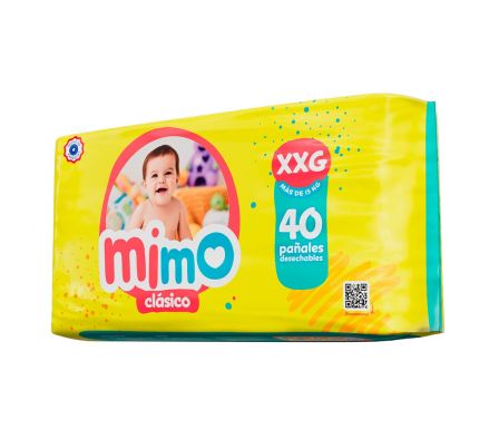 PAÑAL MIMO CLÁSICO XXG MEGAPACK 40UN