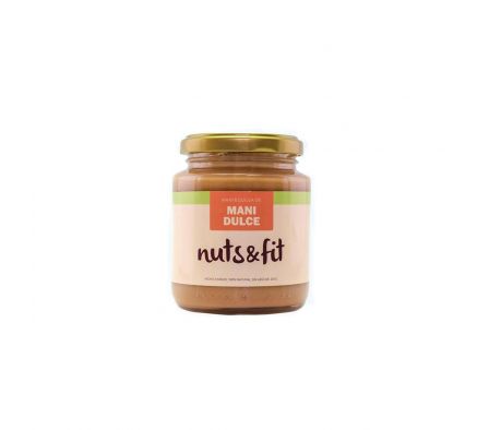 MANTEQUILLA NUTS&FIT DE MANI DULCE 230GR