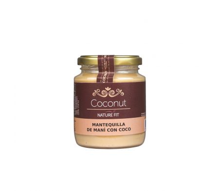 MANTEQUILLA DE MANI NATURE FIT CON COCO 220GR
