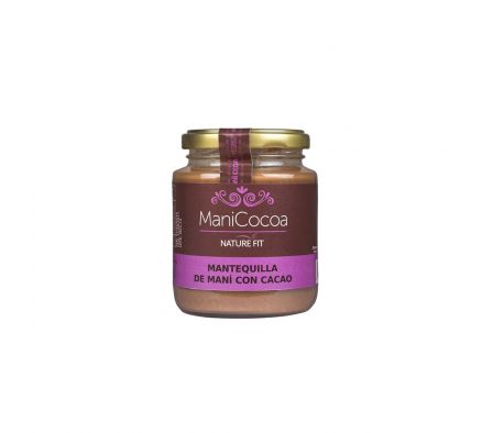 MANTEQUILLA DE MANI NATURE FIT CON COCOA 220GR