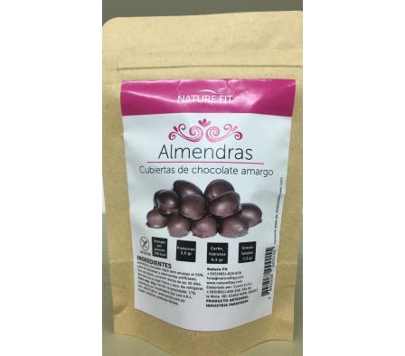 ALMENDRAS BAÑADA E/CHOCOLATE AMARGO 35 GR