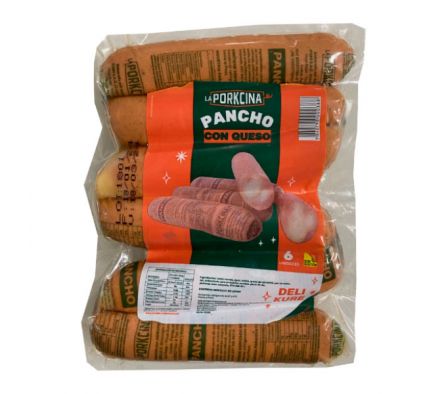 PANCHO LA PORKCINA C/QUESO ENV AL VACIO 6 UN