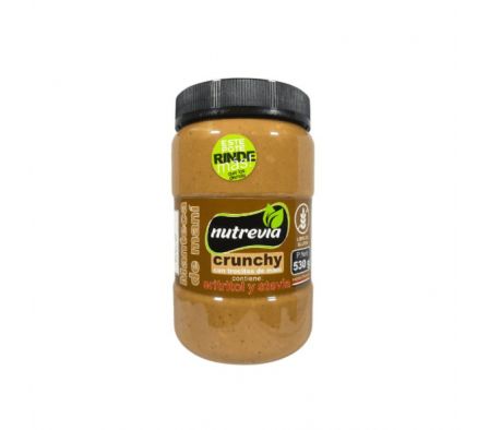 MANTECA DE MANÍ NUTREVIA CRUNCHY 530GR