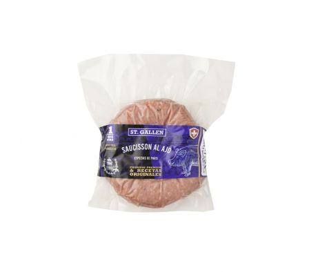 CHORIZO ST.GALLEN SAUCISSON AL AJO PAQ. 400GR