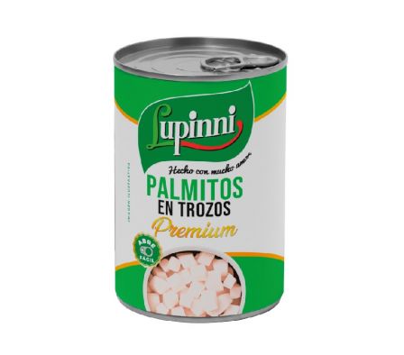 PALMITOS LUPINNI TROZOS PREMIUM 800GR