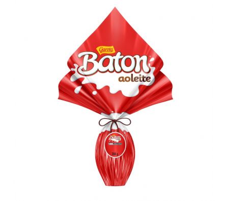 HUEVO DE PASCUA BATON C/LECHE 204GR