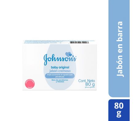 JABON JOHNSONS BABY PIEL DELICADA 80 GR