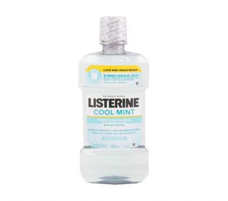 ENJUAGUE BUCAL LISTERINE ZERO SIN ALCOHOL 500ML