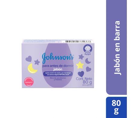 JABON TOCADOR JOHNSON'S BABY HORA DE SUEÑO 80GR