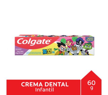 CREMA DENTAL COLGATE KIDS TEEN TITANS GO 60G