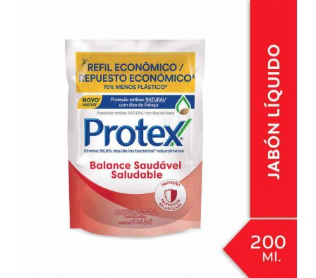JABON LIQUIDO PROTEX PROTECCION BALANCEADA 200ML