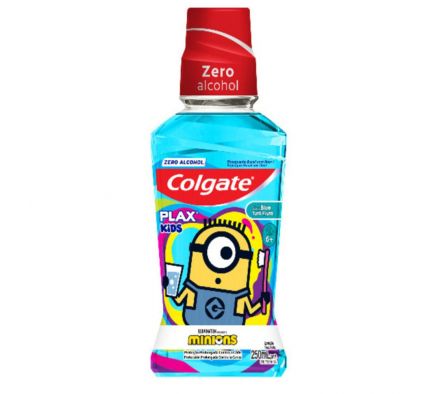 ENJUAGUE BUCAL COLGATE PLAX KIDS NIMIONS 250ML