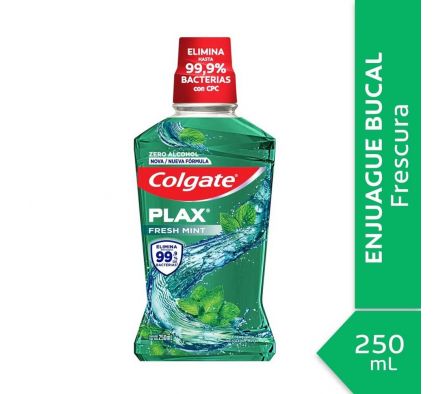 ENJUAGUE BUCAL COLGATE PLAX FRESH MINT ZERO 250ML