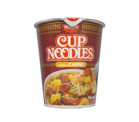 FIDEO INSTANTANEO NISSIN CUP NOOD CARNE 69 GR