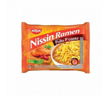 FIDEO INSTANTANEO NISSIN LAMEN POLLO PICANTE 85 GR