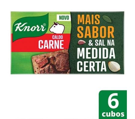 CALDO DE CARNE KNORR 6CUBOS 57GR
