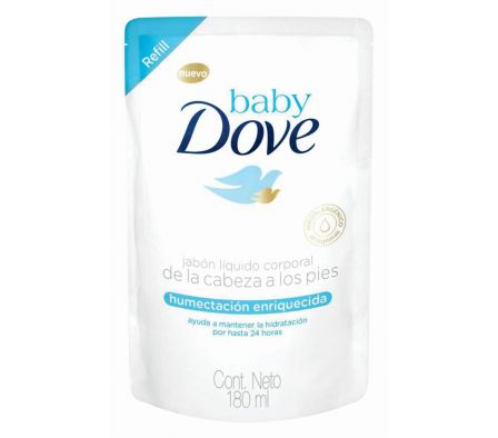 JABON LIQ. DOVE BABY ENR 180ML