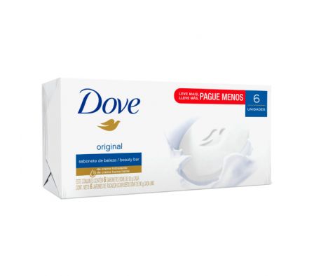 JABON TOCADOR DOVE BLANCO 6X90 GR