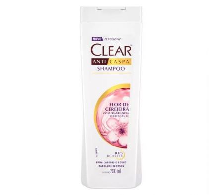 SHAMPOO CLEAR ANTICASPA FLOR DE CEREJEIRA 200 ML