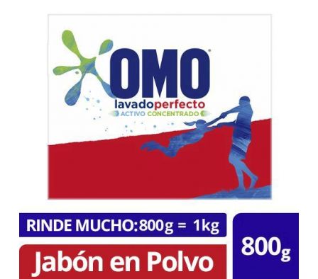 JABON OMO DT POLVO PER CAR 800G